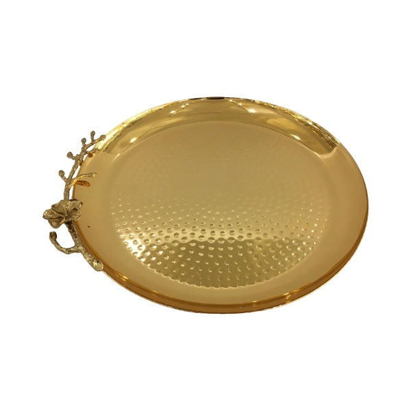 CD6447 Hammer Rnd Tray XL (G) ORCHID 12c