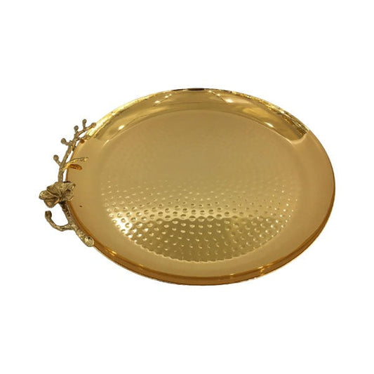 CD6447 Hammer Rnd Tray XL (G) ORCHID 12c