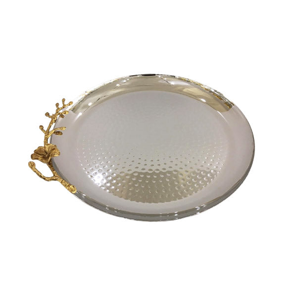 CD6448 Serving Plate L Orchid 12c