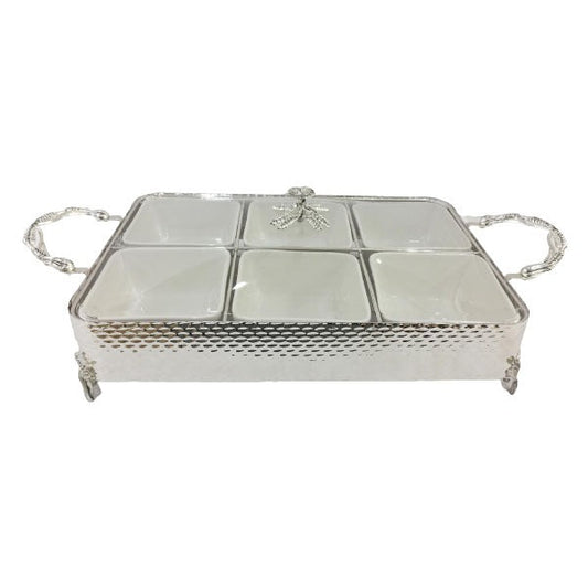 CD6612 6x1 Ser Dish (S)  ORCHID 4c
