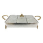 CD6613 6x1 Ser Dish (G+S) ORCHID 4c
