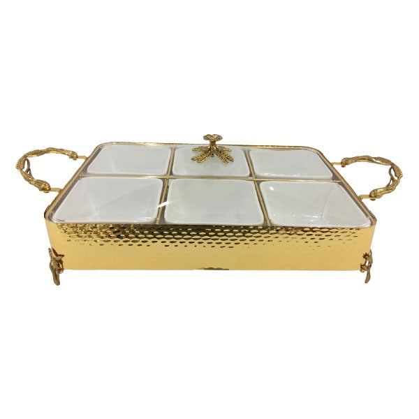 CD6614 6x1 Ser Dish (G) ORCHID 4c