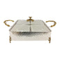 CD6616 4x1 Ser Dish Sq (G+S) ORCHID 4c