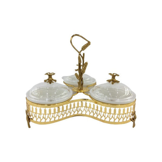 CD6632 3way Ser holder (G) ORCHID 8c