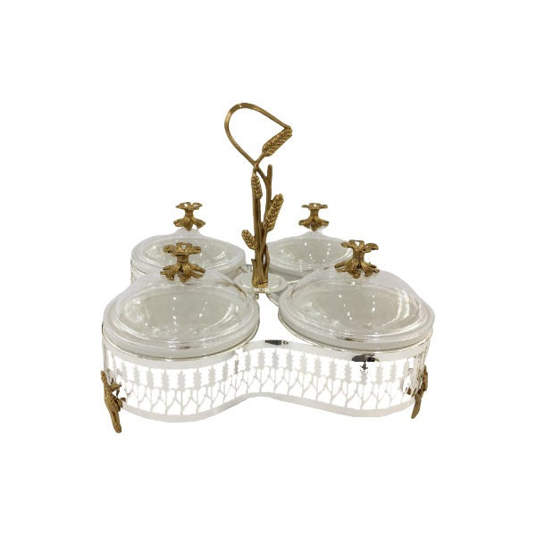 CD6634 4way Ser holder (G+S) ORCHID 6c