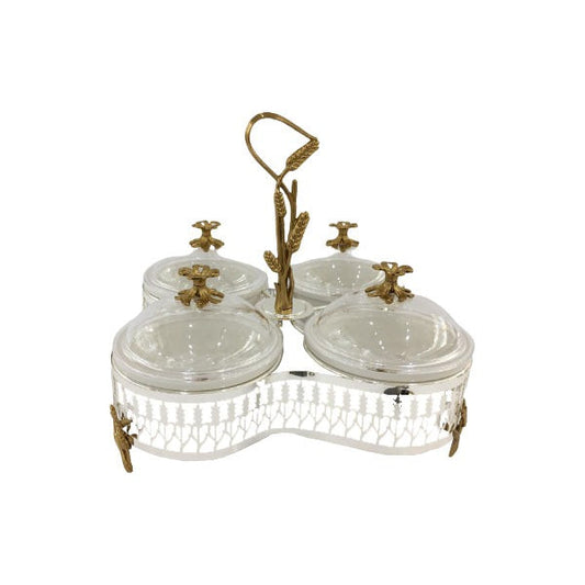 CD6634 4way Ser holder (G+S) ORCHID 6c