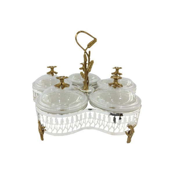 CD6637 5way Ser holder (G+S) ORCHID 4c