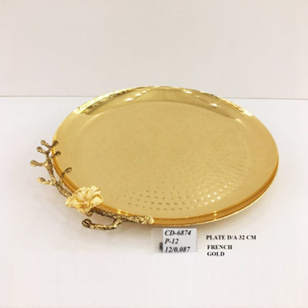 CD6874 Round Plate 32cm Hammer (G)