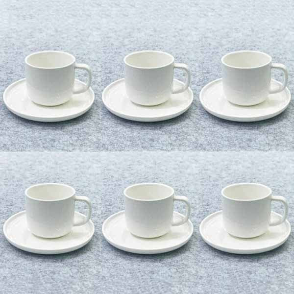 CPK-069 220ml Cup&Saucer 6Pcs Set 8c