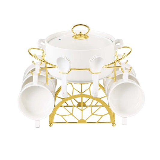 BR4043 16PCS SOUP SET WITH CANDLE STAND