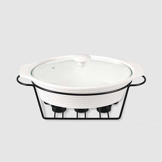CX9762 Brilliant Oval Burner Dish L 4-c