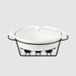 CX9762 Brilliant Oval Burner Dish L 4-c