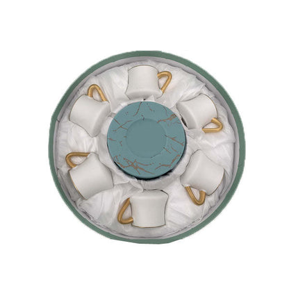 DIP27 6pcs CoffeeSet Greenish Angela 10c