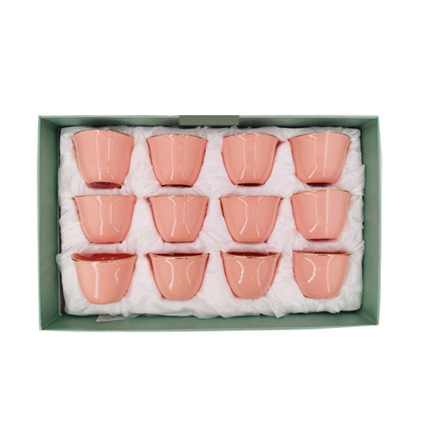 DIP43 12pcs Kawa Piali Pink - ANGELA