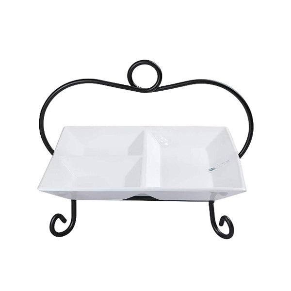 ES3854 Sq Divider Plate+Stand Symphny 4c