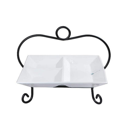 ES3854 Sq Divider Plate+Stand Symphny 4c