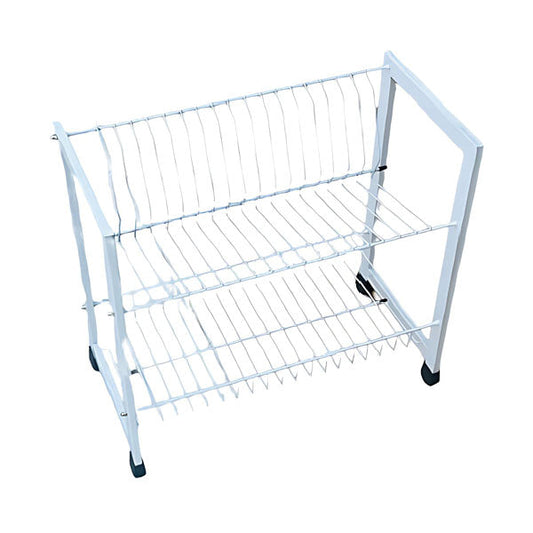 ESS9908 2 V Layer Plate Rack White