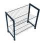 ESS9909 2 V Layer Plate Rack Black Mate