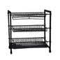 ESS9912 3 Layer Plate Rack Black Mate