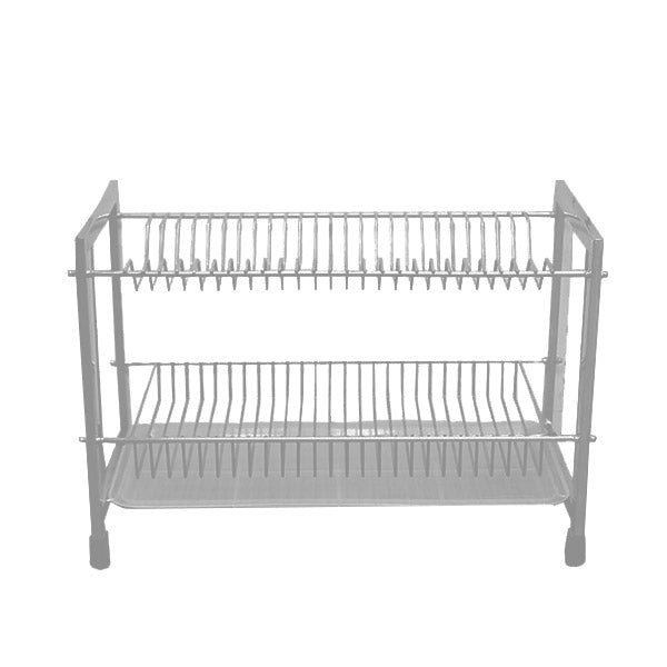 ESS9918 2 Layer Plate Rack Grey Metalic