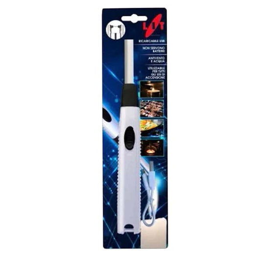 F030 Square Elektro Usb Lit Gas Lighter