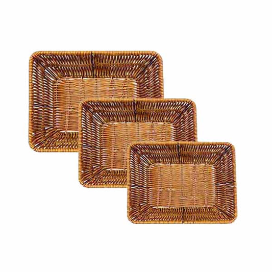 GG02-1 3PCS Oval CHINA FRUIT BASKET 36c