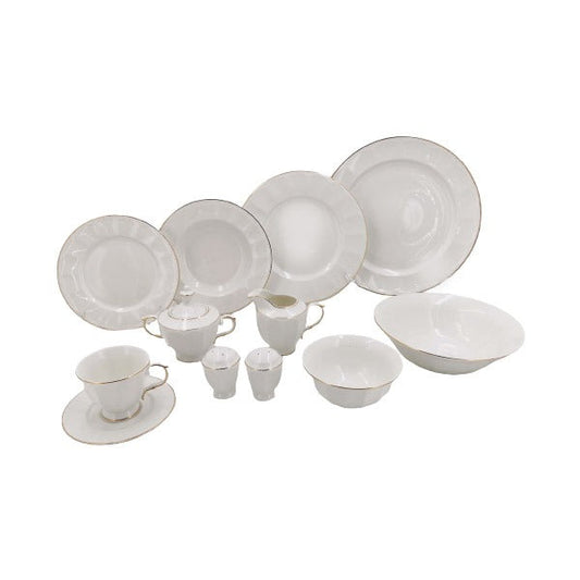 GL228 44Pcs Dinner Set White ANGELA 1c