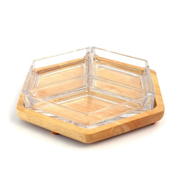 GW-HG 743 3Section Hexagon Serv Tray 6c