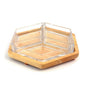 GW-HG 743 3Section Hexagon Serv Tray 6c