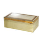 H4711253 Glitter Gold Cutlery Box 12c