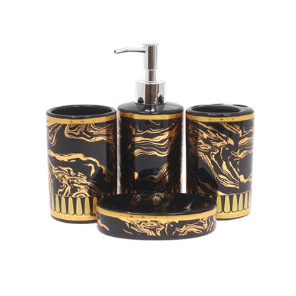 HZ053 4Pcs Bathroom Set 24c
