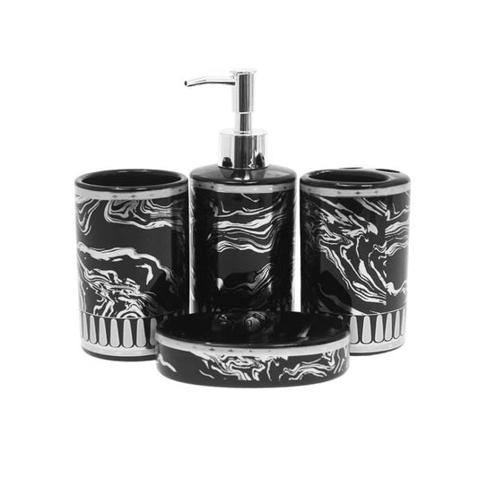HZ053 4Pcs Bathroom Set 24c