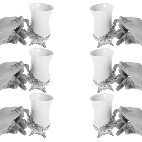 JWG-034 Porcelain K-Pyali 6Pcs Set S 16c