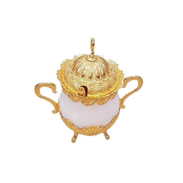 JWG-041 Porcelain Suger Pot Golden 48c