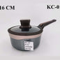 KC01 16" Sausepan Blk CoperAlpen 12c
