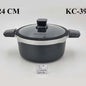 KC39 24cm Pot Black/Sliver Alpenberg 6c