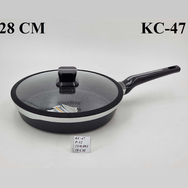 KC47 28cm Frypan Black/Silver Alpen 12c