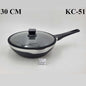 KC51 30cm Wok Black/Silver ALPENBURG 8c