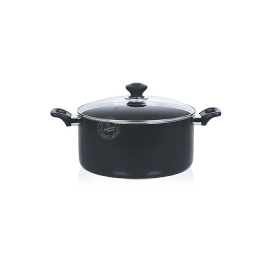KK7010322 Lumina 22cm Casserole BLACK