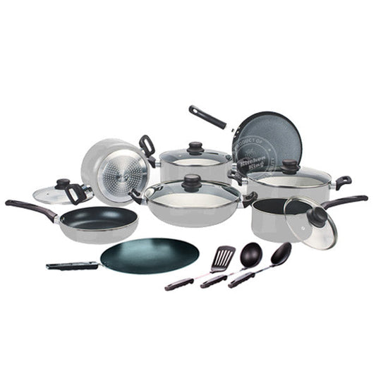 KK7510502 Lumina 15pcs Cook Set GRAY