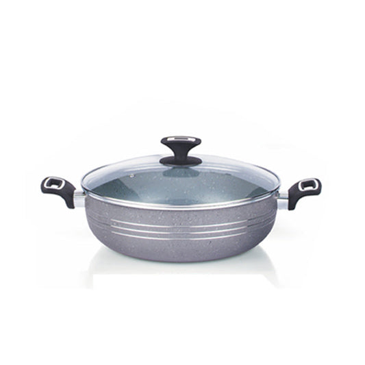 KK9022228 MARBLE WOK 28CM
