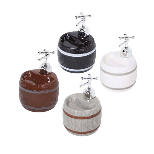 KM15045 Wine Drum SoapDish+Dispenser 36c