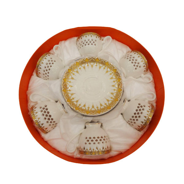 KX67 6Pcs Cup Saucer Set Vision ANGELA