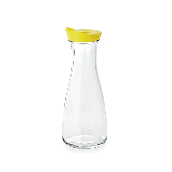 KY338 1Ltr Juice Bottle Yellow Lid (12c)