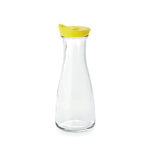 KY338 1Ltr Juice Bottle Yellow Lid (12c)