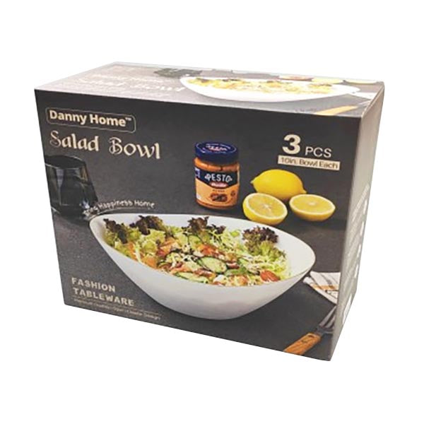 LCW100-G G-Line 10"Salad Bwl 3Pcs Set 6c
