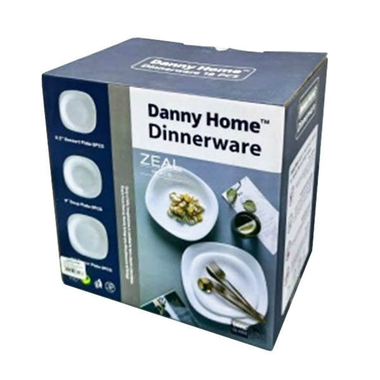 LF18W White 18Pcs Dinner Set-Square 2c