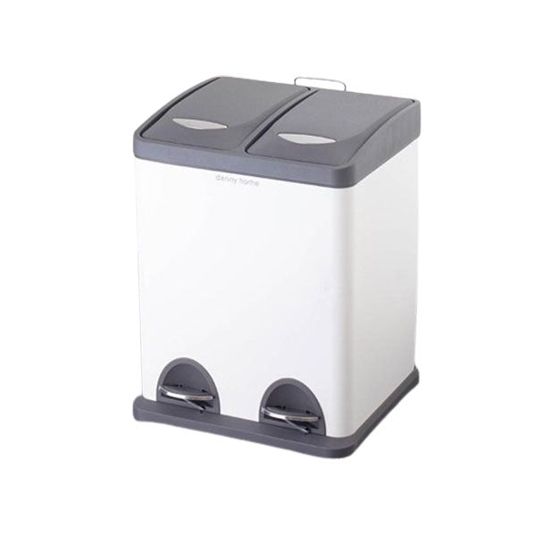 LJT07-16-2 Trash Can 16Ltr White 1c
