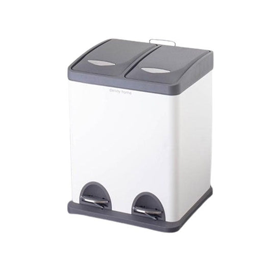 LJT07-16-2 Trash Can 16Ltr White 1c