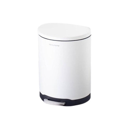LJT11-6-4 Trash Can 6Ltr White 4c